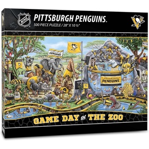 image:imageYouTheFan NHL Game Day at The Zoo 500pc PuzzlePittsburgh Penguins