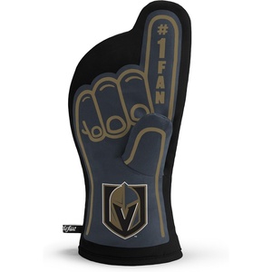 image:imageYouTheFan NHL OfficiallyLicensed Oven Mitt  Heat Resistant 100 Cotton Patented Design Perfect for Indoors or Outdoors on The Grill  Official Team Colors and LogoVegas Golden Knights