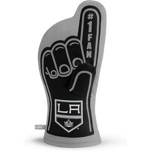 image:imageYouTheFan NHL OfficiallyLicensed Oven Mitt  Heat Resistant 100 Cotton Patented Design Perfect for Indoors or Outdoors on The Grill  Official Team Colors and LogoLos Angeles Kings