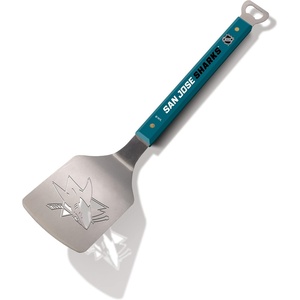 image:imageYouTheFan NHL Spirit Series Sportula Stainless Steel Grilling SpatulaSan Jose Sharks