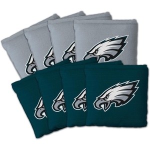 image:imageYouTheFan Officiallylicensed NFL Set of 8 Cornhole Bags  All Weather Dual Sided Slide amp Stop  regulation sizePhiladelphia Eagles