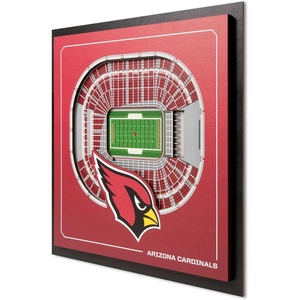 image:imageYouTheFan Officiallylicensed NFL Stadium Series 3D Wall Art  multilayer team stadium replica detailed sports fan gift indoor decorArizona Cardinals