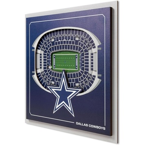 image:imageYouTheFan Officiallylicensed NFL Stadium Series 3D Wall Art  multilayer team stadium replica detailed sports fan gift indoor decorDallas Cowboys