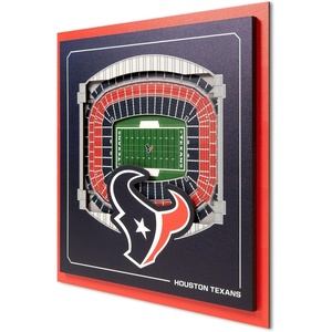 image:imageYouTheFan Officiallylicensed NFL Stadium Series 3D Wall Art  multilayer team stadium replica detailed sports fan gift indoor decorHouston Texans