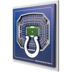 image:imageYouTheFan Officiallylicensed NFL Stadium Series 3D Wall Art  multilayer team stadium replica detailed sports fan gift indoor decorIndianapolis Colts