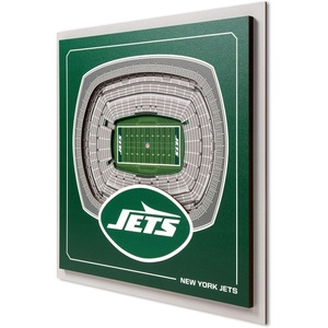 image:imageYouTheFan Officiallylicensed NFL Stadium Series 3D Wall Art  multilayer team stadium replica detailed sports fan gift indoor decorNew York Jets
