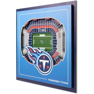 image:imageYouTheFan Officiallylicensed NFL Stadium Series 3D Wall Art  multilayer team stadium replica detailed sports fan gift indoor decorTennessee Titans