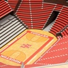 image:imageYouTheFan NCAA 25Layer StadiumView Wall ArtHouston Cougars BB