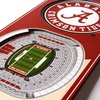 image:imageYouTheFan NCAA Arizona Wildcats 3D Stadium 6x19 Banner  McKale Memorial CenterAlabama Crimson Tide