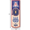 image:imageYouTheFan NCAA Arizona Wildcats 3D Stadium 6x19 Banner  McKale Memorial CenterArizona Wildcats