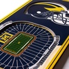 image:imageYouTheFan NCAA Arizona Wildcats 3D Stadium 6x19 Banner  McKale Memorial CenterMichigan Wolverines
