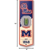 image:imageYouTheFan NCAA Arizona Wildcats 3D Stadium 6x19 Banner  McKale Memorial CenterMississippi Rebels