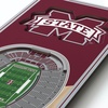 image:imageYouTheFan NCAA Arizona Wildcats 3D Stadium 6x19 Banner  McKale Memorial CenterMississippi State Bulldogs