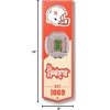 image:imageYouTheFan NCAA Arizona Wildcats 3D Stadium 6x19 Banner  McKale Memorial CenterNebraska Cornhuskers