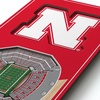 image:imageYouTheFan NCAA Arizona Wildcats 3D Stadium 6x19 Banner  McKale Memorial CenterNebraska Cornhuskers