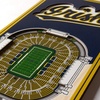 image:imageYouTheFan NCAA Arizona Wildcats 3D Stadium 6x19 Banner  McKale Memorial CenterNotre Dame Fighting Irish