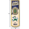 image:imageYouTheFan NCAA Arizona Wildcats 3D Stadium 6x19 Banner  McKale Memorial CenterNotre Dame Fighting Irish
