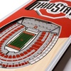 image:imageYouTheFan NCAA Arizona Wildcats 3D Stadium 6x19 Banner  McKale Memorial CenterOhio State Buckeyes
