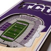 image:imageYouTheFan NCAA Arizona Wildcats 3D Stadium 6x19 Banner  McKale Memorial CenterTCU Horned Frogs