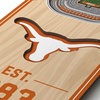 image:imageYouTheFan NCAA Arizona Wildcats 3D Stadium 6x19 Banner  McKale Memorial CenterTexas Longhorns