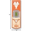 image:imageYouTheFan NCAA Arizona Wildcats 3D Stadium 6x19 Banner  McKale Memorial CenterTexas Longhorns