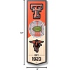image:imageYouTheFan NCAA Arizona Wildcats 3D Stadium 6x19 Banner  McKale Memorial CenterTexas Tech Red Raiders