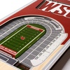 image:imageYouTheFan NCAA Arizona Wildcats 3D Stadium 6x19 Banner  McKale Memorial CenterWashington State Cougars