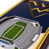 image:imageYouTheFan NCAA Arizona Wildcats 3D Stadium 6x19 Banner  McKale Memorial CenterWest Virginia Mountaineers FB