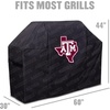 image:imageYouTheFan NCAA Heavy Duty Waterproof Grill Cover  UV Resistant Durable Polyester BBQ Cover Weatherproof Protection for Outdoor Gas or Charcoal Grills for Grills up to 5 WideTexas AM Aggies