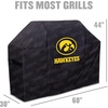image:imageYouTheFan NCAA Heavy Duty Waterproof Grill Cover  UV Resistant Durable Polyester BBQ Cover Weatherproof Protection for Outdoor Gas or Charcoal Grills for Grills up to 5 WideIowa Hawkeyes