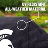 image:imageYouTheFan NCAA Heavy Duty Waterproof Grill Cover  UV Resistant Durable Polyester BBQ Cover Weatherproof Protection for Outdoor Gas or Charcoal Grills for Grills up to 5 WideMichigan State Spartans