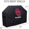 image:imageYouTheFan NCAA Heavy Duty Waterproof Grill Cover  UV Resistant Durable Polyester BBQ Cover Weatherproof Protection for Outdoor Gas or Charcoal Grills for Grills up to 5 WideOklahoma Sooners