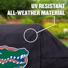 image:imageYouTheFan NCAA Heavy Duty Waterproof Grill Cover  UV Resistant Durable Polyester BBQ Cover Weatherproof Protection for Outdoor Gas or Charcoal Grills for Grills up to 5 WideFlorida Gators