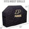 image:imageYouTheFan NCAA Heavy Duty Waterproof Grill Cover  UV Resistant Durable Polyester BBQ Cover Weatherproof Protection for Outdoor Gas or Charcoal Grills for Grills up to 5 WidePurdue Boilermakers