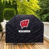 image:imageYouTheFan NCAA Heavy Duty Waterproof Grill Cover  UV Resistant Durable Polyester BBQ Cover Weatherproof Protection for Outdoor Gas or Charcoal Grills for Grills up to 5 WideWisconsin Badgers
