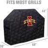 image:imageYouTheFan NCAA Heavy Duty Waterproof Grill Cover  UV Resistant Durable Polyester BBQ Cover Weatherproof Protection for Outdoor Gas or Charcoal Grills for Grills up to 5 WideIowa State Cyclones