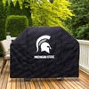 image:imageYouTheFan NCAA Heavy Duty Waterproof Grill Cover  UV Resistant Durable Polyester BBQ Cover Weatherproof Protection for Outdoor Gas or Charcoal Grills for Grills up to 5 WideMichigan State Spartans