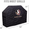 image:imageYouTheFan NCAA Heavy Duty Waterproof Grill Cover  UV Resistant Durable Polyester BBQ Cover Weatherproof Protection for Outdoor Gas or Charcoal Grills for Grills up to 5 WideFlorida State Seminoles