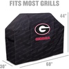 image:imageYouTheFan NCAA Heavy Duty Waterproof Grill Cover  UV Resistant Durable Polyester BBQ Cover Weatherproof Protection for Outdoor Gas or Charcoal Grills for Grills up to 5 WideGeorgia Bulldogs