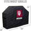 image:imageYouTheFan NCAA Heavy Duty Waterproof Grill Cover  UV Resistant Durable Polyester BBQ Cover Weatherproof Protection for Outdoor Gas or Charcoal Grills for Grills up to 5 WideIndiana Hoosiers