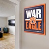 image:imageYouTheFan NCAA North Carolina Tar Heels Slogan Series 3D Wall ArtAuburn Tigers