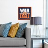 image:imageYouTheFan NCAA North Carolina Tar Heels Slogan Series 3D Wall ArtAuburn Tigers