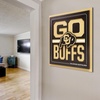 image:imageYouTheFan NCAA North Carolina Tar Heels Slogan Series 3D Wall ArtColorado Buffaloes