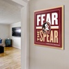 image:imageYouTheFan NCAA North Carolina Tar Heels Slogan Series 3D Wall ArtFlorida State Seminoles
