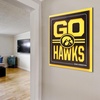 image:imageYouTheFan NCAA North Carolina Tar Heels Slogan Series 3D Wall ArtIowa Hawkeyes