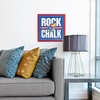 image:imageYouTheFan NCAA North Carolina Tar Heels Slogan Series 3D Wall ArtKansas Jayhawks