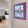 image:imageYouTheFan NCAA North Carolina Tar Heels Slogan Series 3D Wall ArtKansas Jayhawks