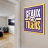 image:imageYouTheFan NCAA North Carolina Tar Heels Slogan Series 3D Wall ArtLSU Tigers