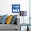 image:imageYouTheFan NCAA North Carolina Tar Heels Slogan Series 3D Wall ArtMemphis Tigers