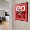 image:imageYouTheFan NCAA North Carolina Tar Heels Slogan Series 3D Wall ArtNC State Wolfpack